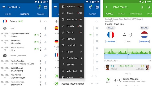 SofaScore - la mejor aplicación de fútbol europeo