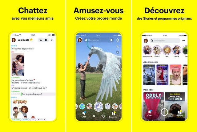 Snapchat: aplicación de redes sociales para iPhone