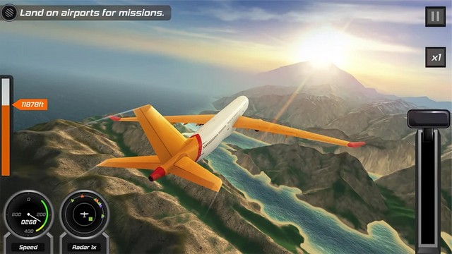 Simulador de vuelo 3D gratuito