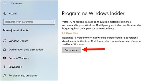Programa Windows Insider Windows