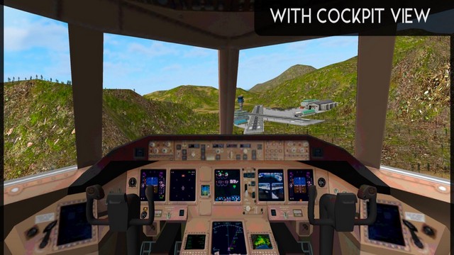 Simulador de vuelo de Avion