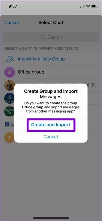 Crear e importar chats al grupo 7c4a12eb7455b3a1ce1ef1cadcf29289 - Cómo transferir chats de WhatsApp a Telegram en Android e iOS