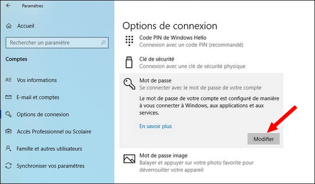 Cómo cambiar la contraseña de Windows 10