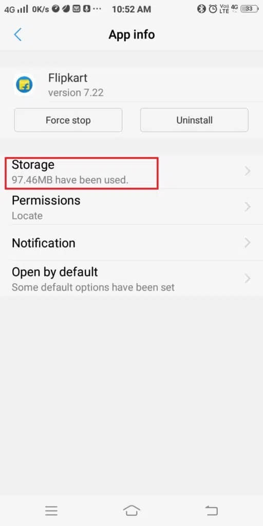 toque en el almacenamiento 512x1024 1 - Cómo mover aplicaciones a la tarjeta SD en Android