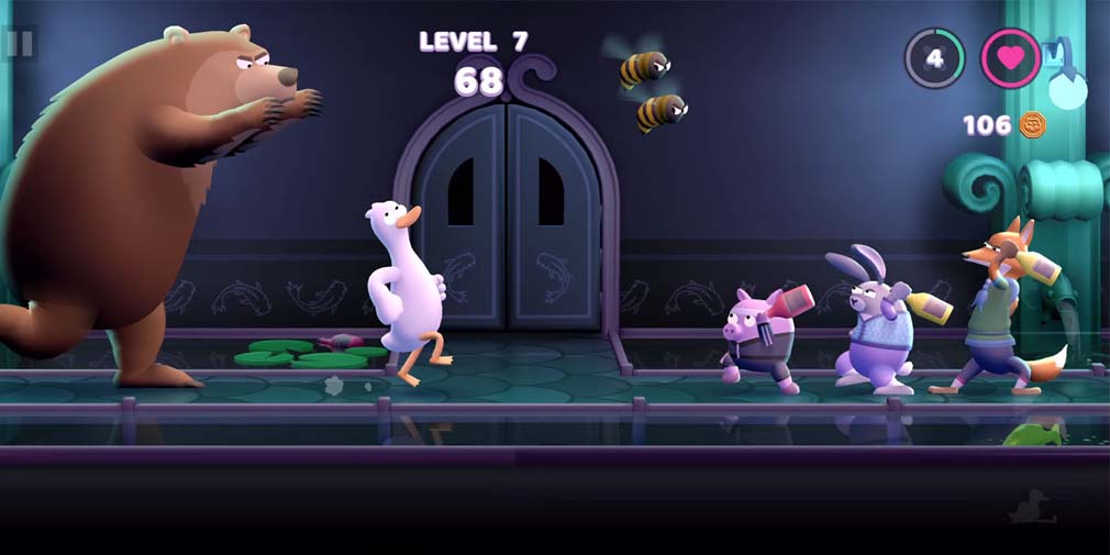 Punch Kick Duck te permite luchar a través de una torre usando los tres movimientos titulares en un peculiar juego de acción, ya disponible en iOS