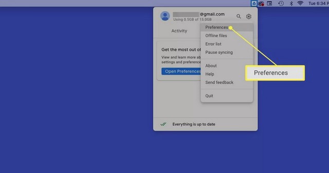 Configurar y usar Google Drive en Mac